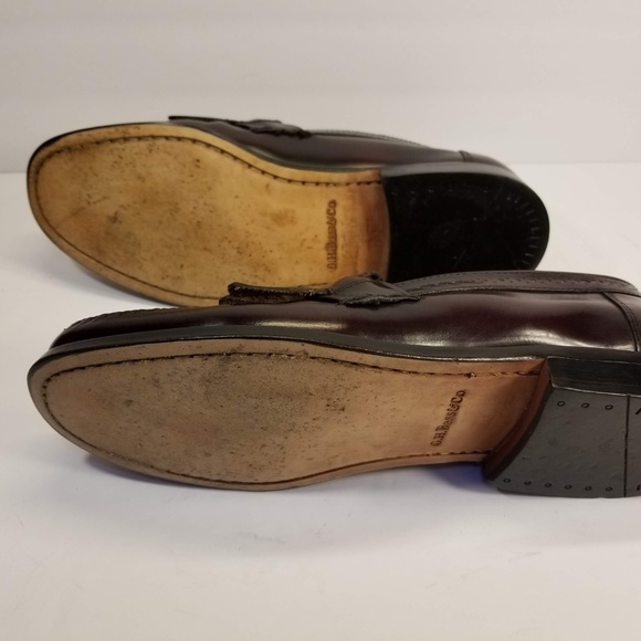 EUC. Bass Jeremy Tassel Loafers Burgundy. 10M